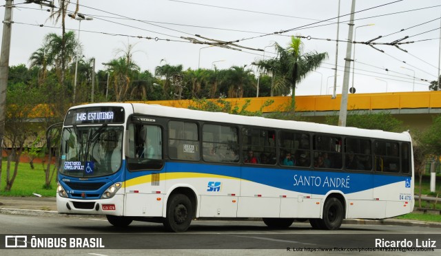 ETURSA - Emp. de Transp. Urbano e Rodoviário de Santo André 04 478 na cidade de Santo André, São Paulo, Brasil, por Ricardo Luiz. ID da foto: 6009148.