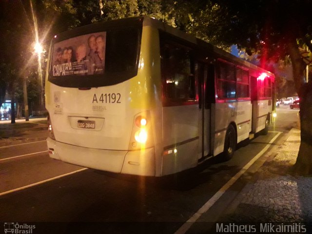 Real Auto Ônibus A41192 na cidade de Rio de Janeiro, Rio de Janeiro, Brasil, por Matheus Mikaimitis . ID da foto: 5974284.