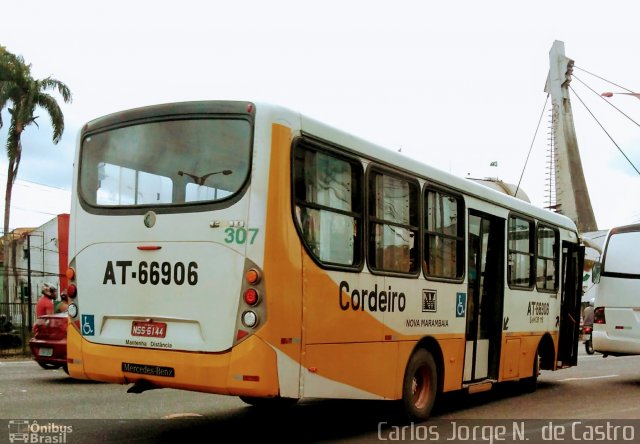 Empresa de Transportes Nova Marambaia AT-66906 na cidade de Belém, Pará, Brasil, por Carlos Jorge N.  de Castro. ID da foto: 5974718.