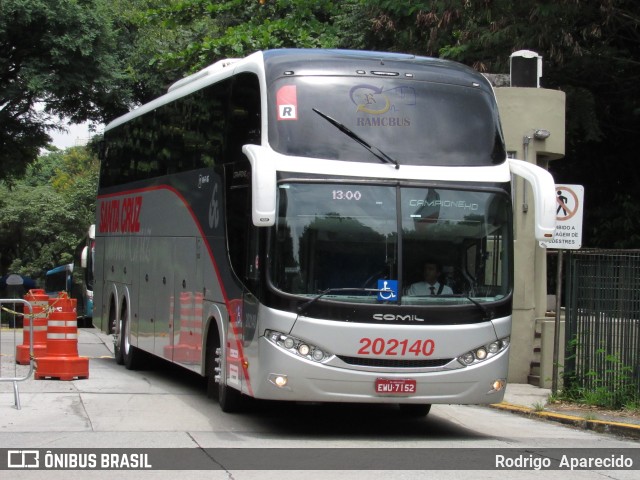 Viação Santa Cruz 202140 na cidade de São Paulo, São Paulo, Brasil, por Rodrigo  Aparecido. ID da foto: 6011326.