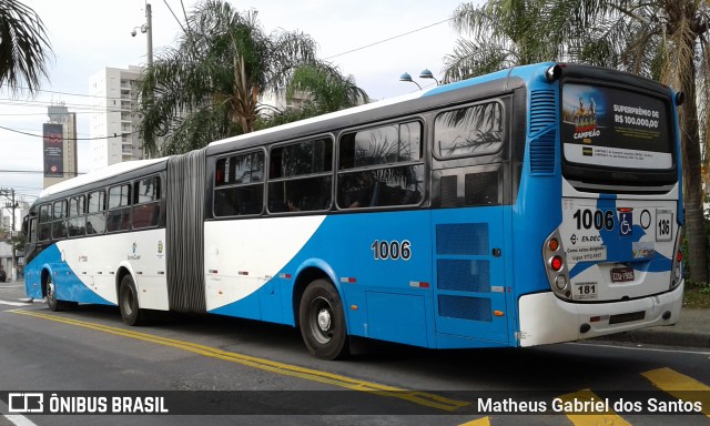 VB Transportes e Turismo 1006 na cidade de Campinas, São Paulo, Brasil, por Matheus Gabriel dos Santos. ID da foto: 6010960.