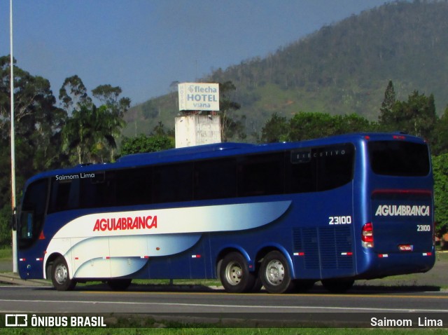 Viação Águia Branca 23100 na cidade de Viana, Espírito Santo, Brasil, por Saimom  Lima. ID da foto: 6010511.