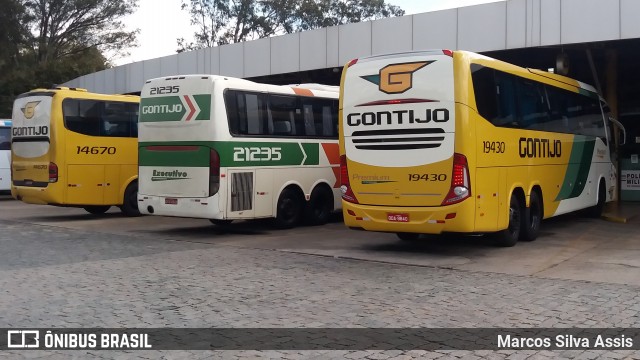 Empresa Gontijo de Transportes 19430 na cidade de Perdões, Minas Gerais, Brasil, por Marcos Silva Assis. Número da foto: #6010438.