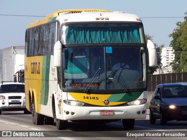 Empresa Gontijo de Transportes 14145 na cidade de São José dos Campos, São Paulo, Brasil, por Ezequiel Vicente Fernandes. ID da foto: 6011106.