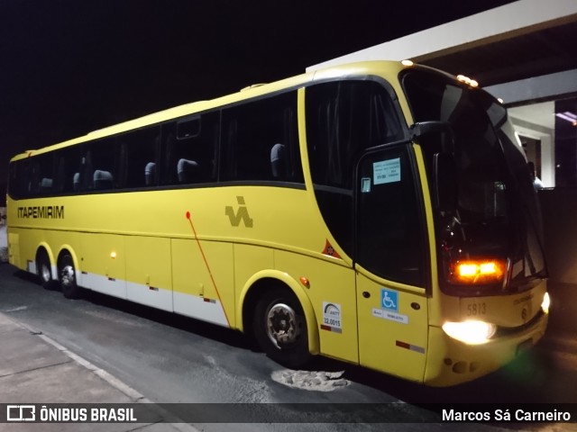 Viação Itapemirim 5813 na cidade de Brasília, Distrito Federal, Brasil, por Marcos Sá Carneiro. ID da foto: 6012573.