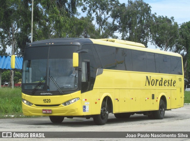 Viação Nordeste 1520 na cidade de Natal, Rio Grande do Norte, Brasil, por Joao Paulo Nascimento Silva. ID da foto: 6012546.