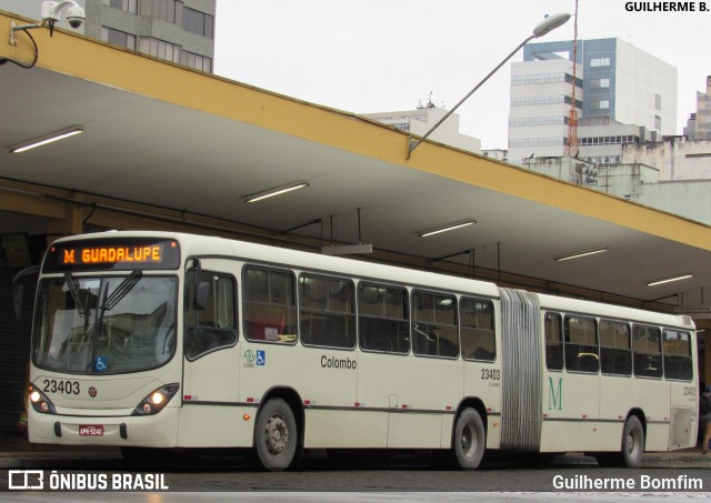 Viação Colombo 23403 na cidade de Curitiba, Paraná, Brasil, por Guilherme Bomfim. ID da foto: 6012822.