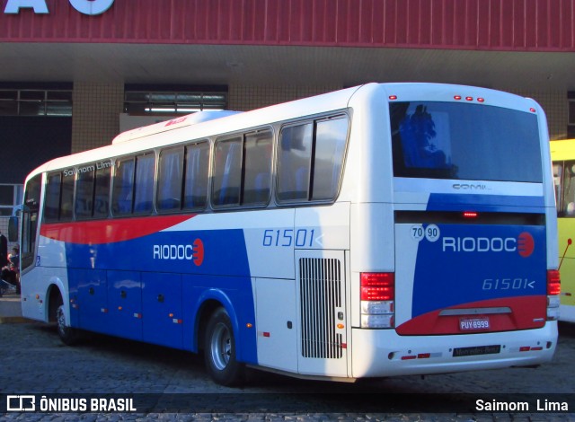 Viação Riodoce 61501 na cidade de Manhuaçu, Minas Gerais, Brasil, por Saimom  Lima. ID da foto: 6012527.