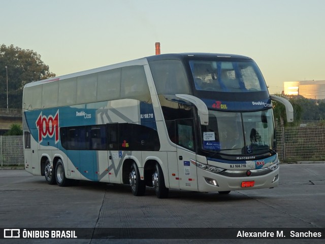 Auto Viação 1001 Rj 108.712 na cidade de Curitiba, Paraná, Brasil, por Alexandre M.  Sanches. ID da foto: 6013838.