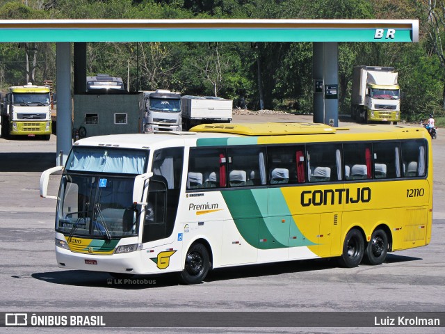 Empresa Gontijo de Transportes 12110 na cidade de Juiz de Fora, Minas Gerais, Brasil, por Luiz Krolman. Número da foto: #6013529.