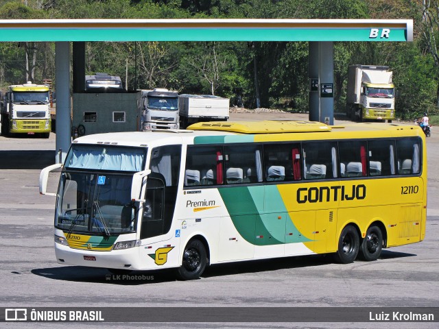 Empresa Gontijo de Transportes 12110 na cidade de Juiz de Fora, Minas Gerais, Brasil, por Luiz Krolman. ID da foto: 6013529.