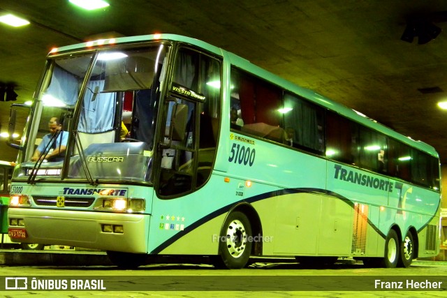 Transnorte - Transporte e Turismo Norte de Minas 51000 na cidade de Belo Horizonte, Minas Gerais, Brasil, por Franz Hecher. ID da foto: 6014523.