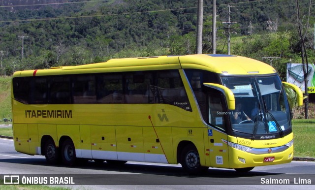 Viação Itapemirim 60009 na cidade de Guarapari, Espírito Santo, Brasil, por Saimom  Lima. ID da foto: 6014126.