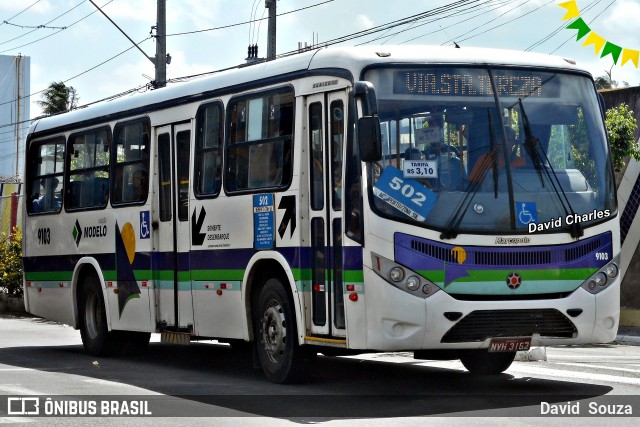 Viação Modelo 9103 na cidade de Brasil, por David  Souza. ID da foto: 6016414.