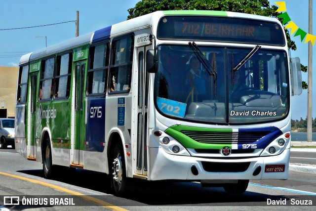 Viação Modelo 9715 na cidade de Brasil, por David  Souza. ID da foto: 6016422.