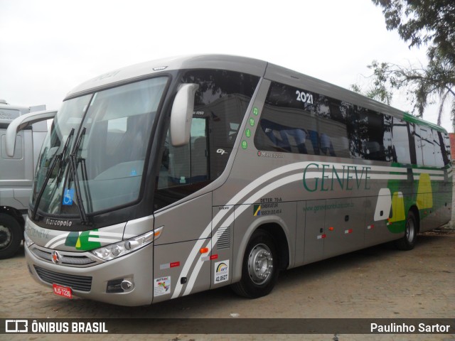 Santa Luzia Transporte e Turismo - Geneve Turismo 2022 na cidade de Balneário Camboriú, Santa Catarina, Brasil, por Paulinho Sartor. ID da foto: 6015141.