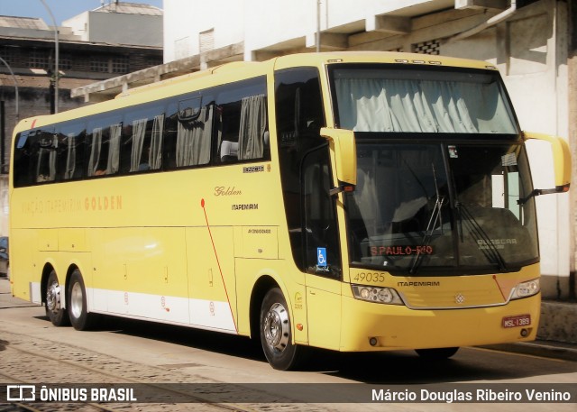 Viação Itapemirim 49035 na cidade de Rio de Janeiro, Rio de Janeiro, Brasil, por Márcio Douglas Ribeiro Venino. ID da foto: 6016448.