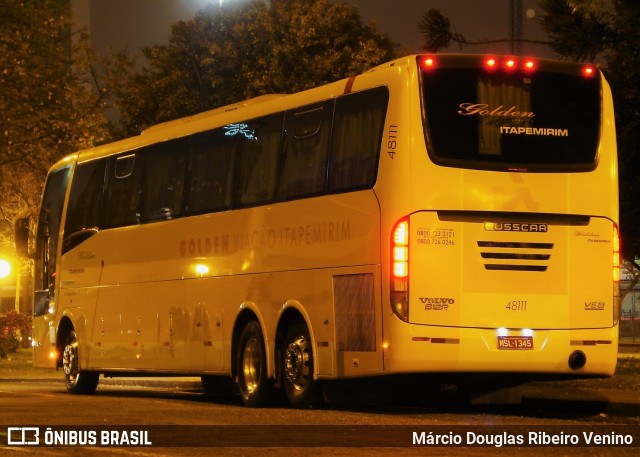 Viação Itapemirim 48111 na cidade de Curitiba, Paraná, Brasil, por Márcio Douglas Ribeiro Venino. Número da foto: #6016429.