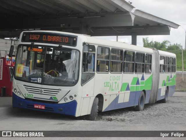 Cidade Alta Transportes 1.302 na cidade de Igarassu, Pernambuco, Brasil, por Igor Felipe. ID da foto: 6015482.