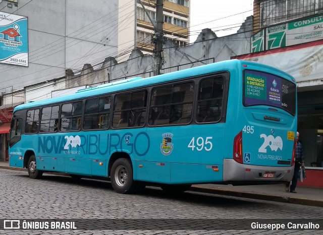 FAOL - Friburgo Auto Ônibus 495 na cidade de Brasil, por Giuseppe Carvalho. ID da foto: 6015465.