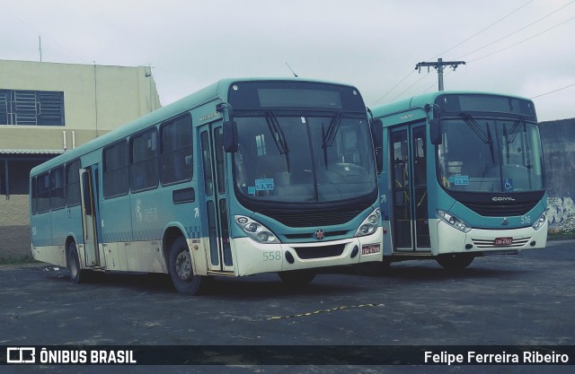 Viação Nossa Senhora Conquistadora 558 na cidade de Brasil, por Felipe Ferreira Ribeiro. ID da foto: 6016214.