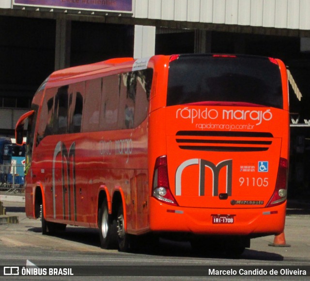 Rápido Marajó 91105 na cidade de Rio de Janeiro, Rio de Janeiro, Brasil, por Marcelo Candido de Oliveira. ID da foto: 6017446.