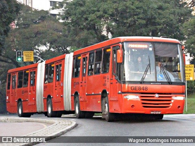 Viação Cidade Sorriso GE848 na cidade de Curitiba, Paraná, Brasil, por Wagner Domingos Ivanesken. ID da foto: 6017070.