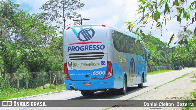 Auto Viação Progresso 6500 na cidade de Recife, Pernambuco, Brasil, por Daniel Cleiton  Bezerra. ID da foto: 6017367.