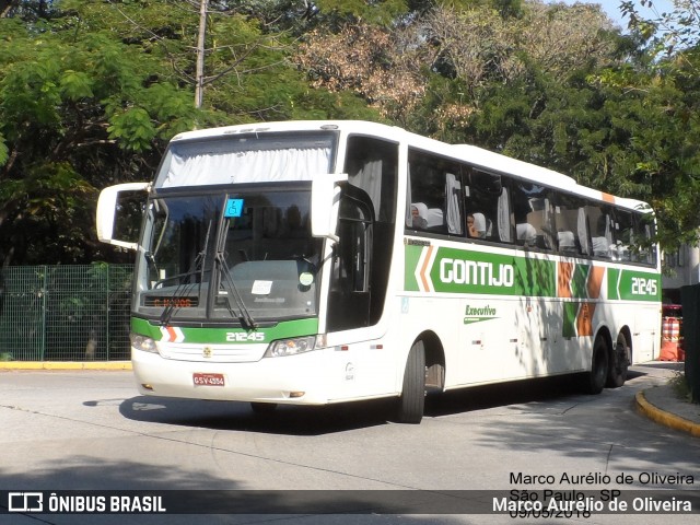 Empresa Gontijo de Transportes 21245 na cidade de São Paulo, São Paulo, Brasil, por Marco Aurélio de Oliveira. Número da foto: #6017020.