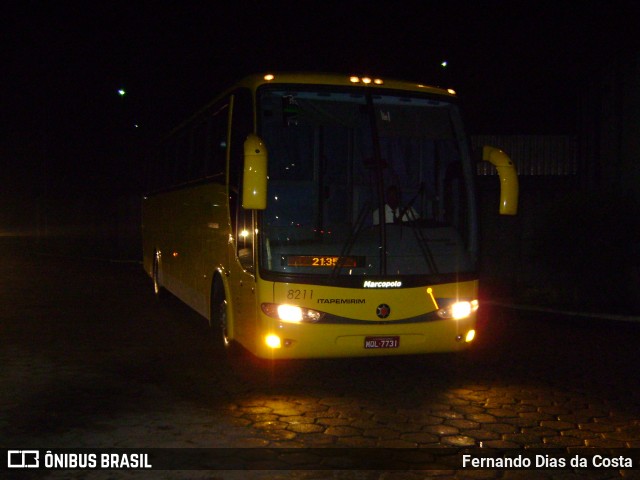 Viação Itapemirim 8211 na cidade de Vitória, Espírito Santo, Brasil, por Fernando Dias da Costa. ID da foto: 6018471.