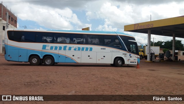 Emtram 4890 na cidade de Barra da Estiva, Bahia, Brasil, por Flávio  Santos. Número da foto: #6019354.
