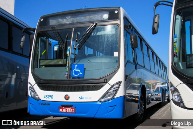 Insular Transportes Coletivos 45190 na cidade de São José, Santa Catarina, Brasil, por Diego Lip. ID da foto: 6019807.