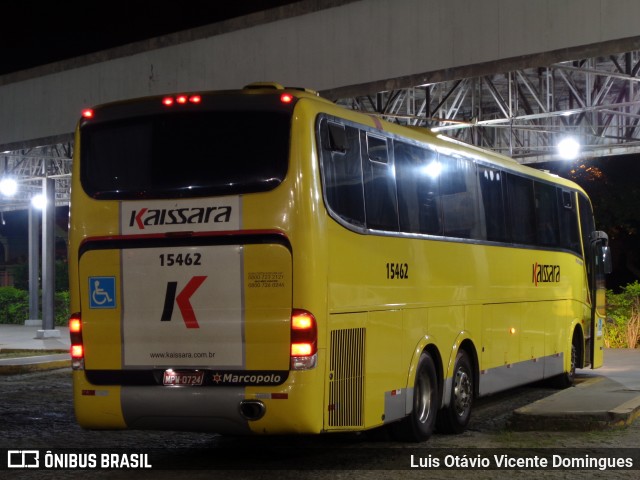 Kaissara - Viação Caiçara 15462 na cidade de Campos dos Goytacazes, Rio de Janeiro, Brasil, por Luis Otávio Vicente Domingues. Número da foto: #6019826.