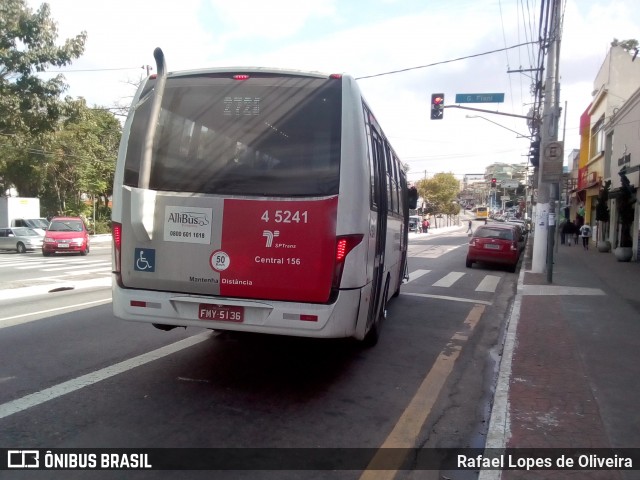 Allibus Transportes 4 5241 na cidade de São Paulo, São Paulo, Brasil, por Rafael Lopes de Oliveira. Número da foto: #6018428.