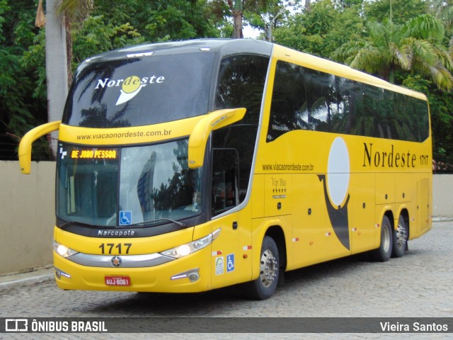 Viação Nordeste 1717 na cidade de Fortaleza, Ceará, Brasil, por Vieira Santos. Número da foto: #6018643.