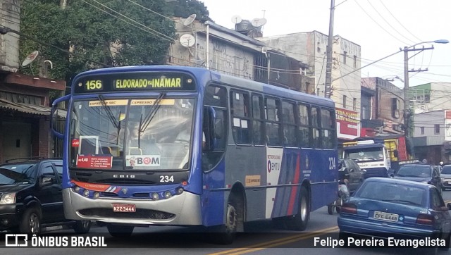 Expresso SBC 234 na cidade de Diadema, São Paulo, Brasil, por Felipe Pereira Evangelista. Número da foto: #6019766.