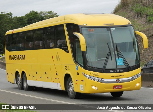 Viação Itapemirim 60607 na cidade de Barra Mansa, Rio de Janeiro, Brasil, por José Augusto de Souza Oliveira. Número da foto: #6019828.