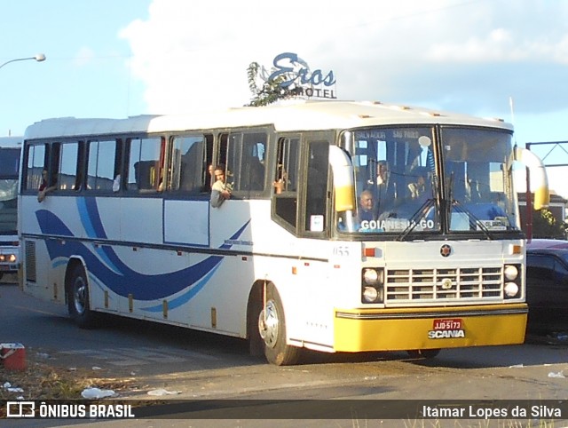 Ônibus Particulares 055 na cidade de Aparecida de Goiânia, Goiás, Brasil, por Itamar Lopes da Silva. ID da foto: 6019560.