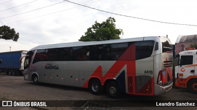 Expresso Maringá 6010 na cidade de Curitiba, Paraná, Brasil, por Leandro Sanchez. ID da foto: 6018242.