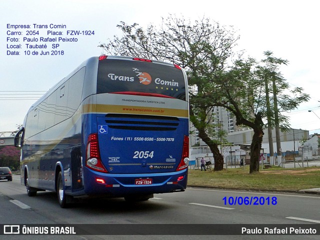 Trans Comin 2054 na cidade de Taubaté, São Paulo, Brasil, por Paulo Rafael Peixoto. Número da foto: #6018436.