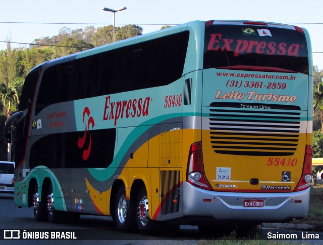 Expressa Turismo 55430 na cidade de Viana, Espírito Santo, Brasil, por Saimom  Lima. Número da foto: #6021033.