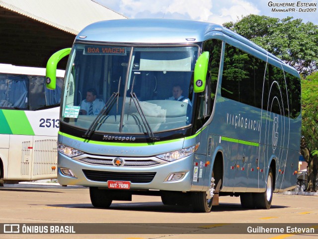 Viação Garcia 16424 na cidade de Maringá, Paraná, Brasil, por Guilherme Estevan. Número da foto: #6021760.