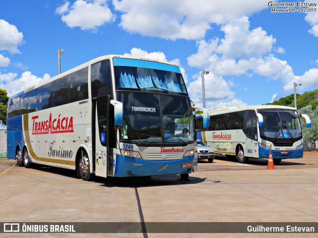 TransAcácia Turismo 3744 na cidade de Maringá, Paraná, Brasil, por Guilherme Estevan. Número da foto: #6021753.