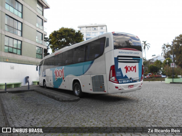 Auto Viação 1001 RJ 108.611 na cidade de Petrópolis, Rio de Janeiro, Brasil, por Zé Ricardo Reis. ID da foto: 6022980.