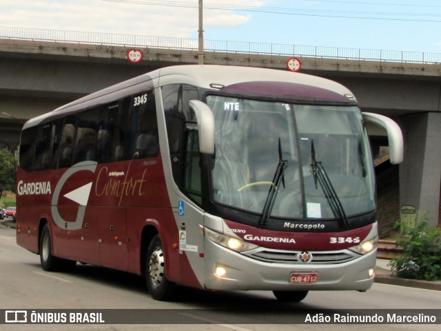 Expresso Gardenia 3345 na cidade de Belo Horizonte, Minas Gerais, Brasil, por Adão Raimundo Marcelino. Número da foto: #6023405.