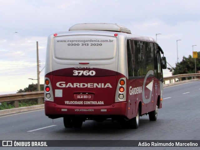 Expresso Gardenia 3760 na cidade de Contagem, Minas Gerais, Brasil, por Adão Raimundo Marcelino. Número da foto: #6023519.