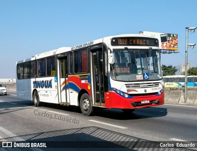 Transportadora Tinguá RJ 156.229 na cidade de Rio de Janeiro, Rio de Janeiro, Brasil, por Carlos  Eduardo. Número da foto: #6023782.