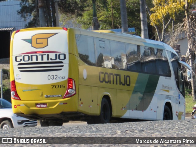 Empresa Gontijo de Transportes 7015 na cidade de Perdões, Minas Gerais, Brasil, por Marcos de Alcantara Pinto. ID da foto: 6022262.