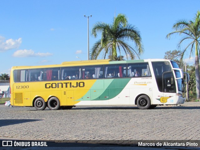 Empresa Gontijo de Transportes 12300 na cidade de Perdões, Minas Gerais, Brasil, por Marcos de Alcantara Pinto. Número da foto: #6022160.