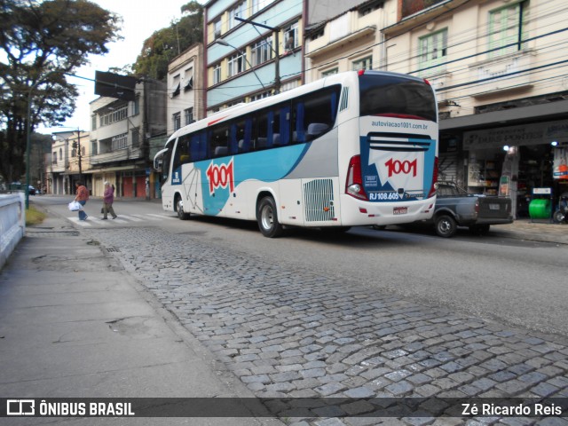 Auto Viação 1001 RJ 108.605 na cidade de Petrópolis, Rio de Janeiro, Brasil, por Zé Ricardo Reis. ID da foto: 6022965.